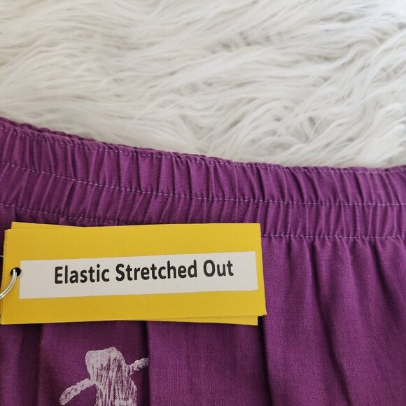 Vintage Robin Brown Portable Art Handpainted Western‎ Buffalo Horse Maxi Skirt - Picture 7 of 16